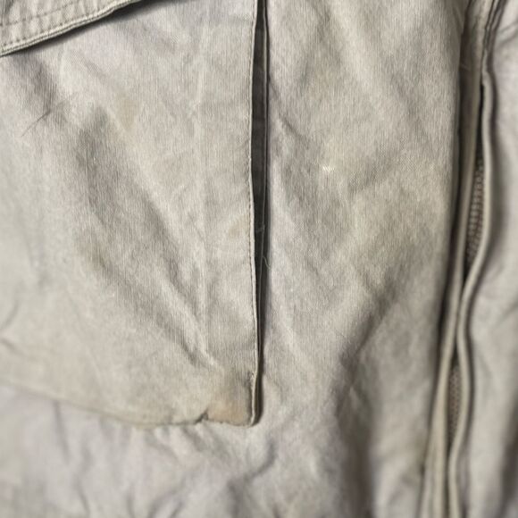 L.L. Bean Vintage Chore Coat Work Coat Leather Collar XL Tall - Picture 13 of 13